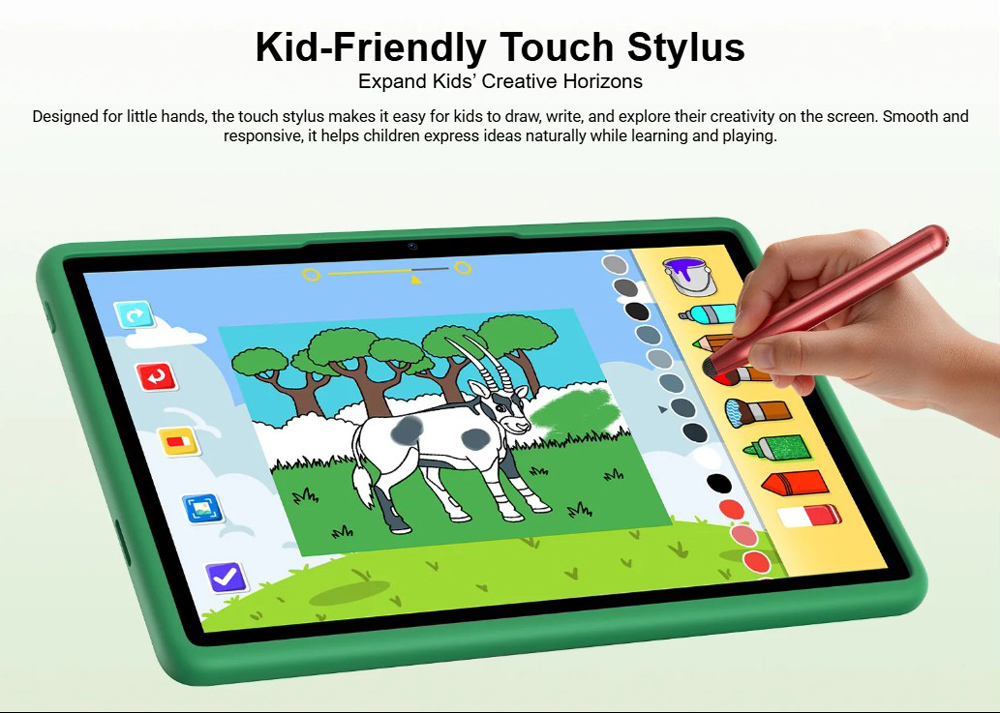 DOOGEE tablet U11 Kid, 11", 4/128GB, Android 16, 8580mAh, ροζ - Image 3