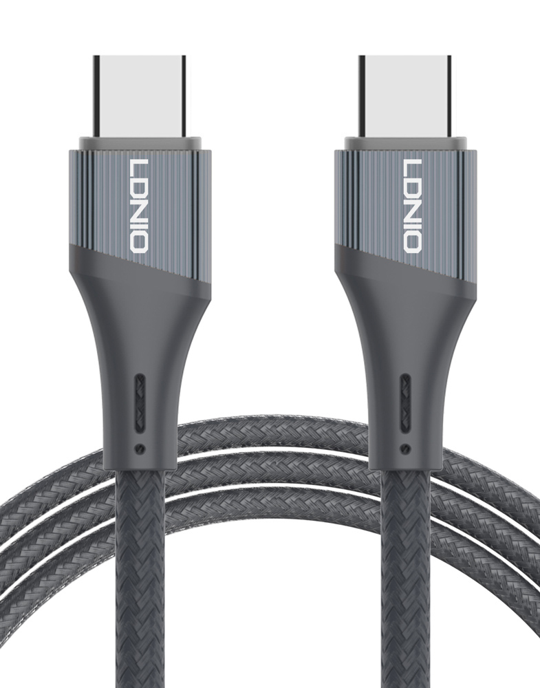 LDNIO καλώδιο USB-C LC632c, 100W, 480Mbps, 2m, μαύρο