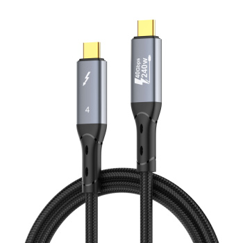 LDNIO καλώδιο USB-C TC-11c, 240W, 40Gbps, 8K/60Hz, 1m, μαύρο