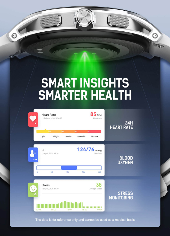 LDNIO smartwatch SW05, heart rate, 1.39" TFT, lP68, μαύρο - Image 2
