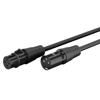 GOOBAY καλώδιο προέκτασης ήχου XLR 80039, 5m, μαύρο