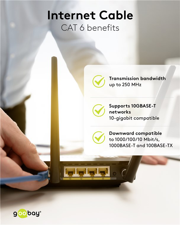 GOOBAY καλώδιο δικτύου 93468, CAT 6 S/FTP, copper, 250MHz, 1m, πορτοκαλί - Image 5