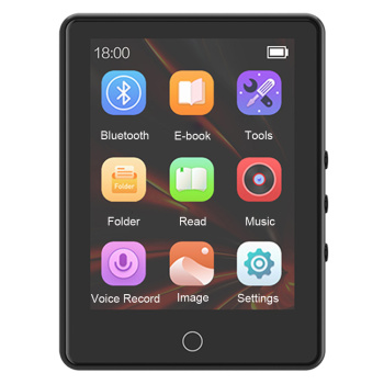 RUIZU MP3 player A6 με οθόνη αφής 2.8″, 32GB, Bluetooth, ελληνικό μενού, μαύρο