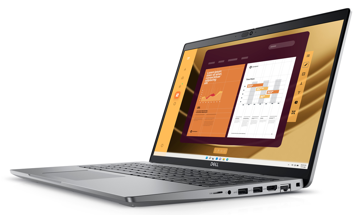 DELL Laptop Latitude 5550, Factory Refurbished Grade A, i5-1345U, 16/256GB SSD, 15.6", Cam, Integrated Graphics, Windows 11 Pro