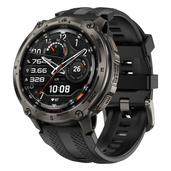 KOSPET smartwatch TANK T4, heart rate, 1.43″ AMOLED, GPS, 10 ATM & IP69K, μαύρο