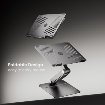 BRATECK μεταλλική βάση για laptop LPS09-02, 11~17″, foldable, γκρι