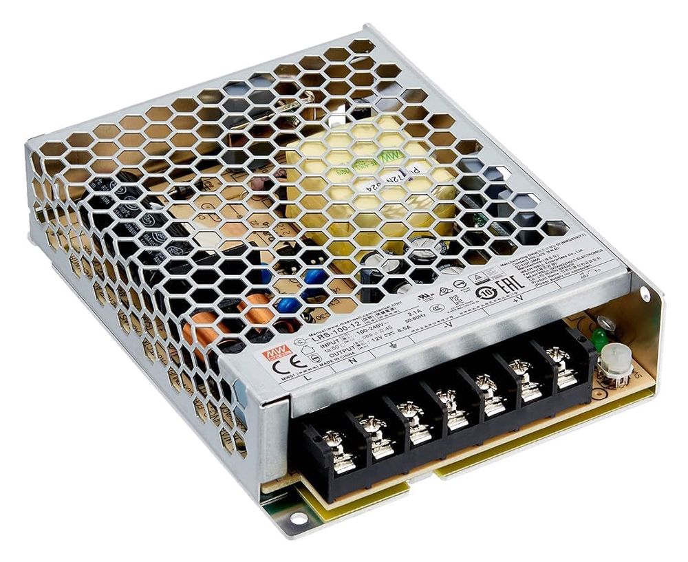 MEAN WELL τροφοδοτικό LRS-100-12, 12V/8.5A/102W