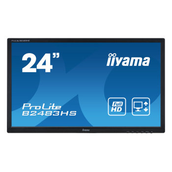 IIYAMA used οθόνη B2483HS LED, 24″ Full HD, VGA/HDMI/DisplayPort, χωρίς βάση, Grade B