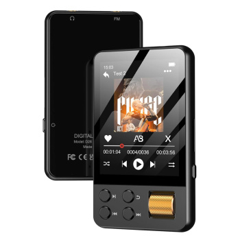 RUIZU MP3 player M19 με οθόνη αφής 2.4″, 32GB, Bluetooth, μαύρο