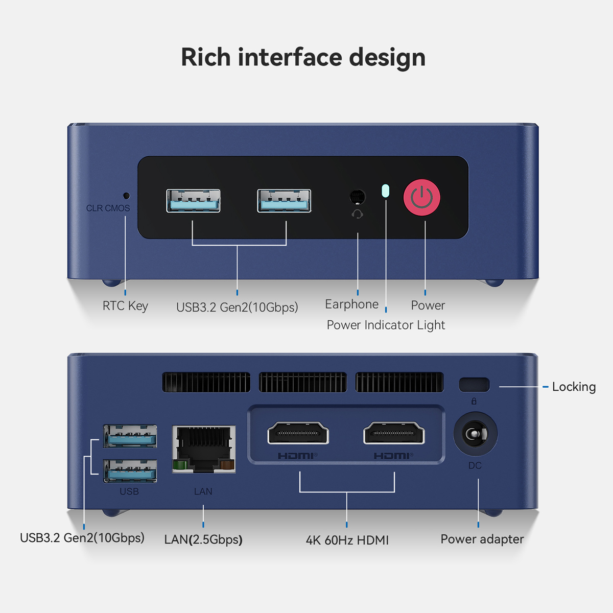 BEELINK mini PC Mini S13, Intel N150, 12GB, 512GB M.2, Windows 11 Pro - Image 4