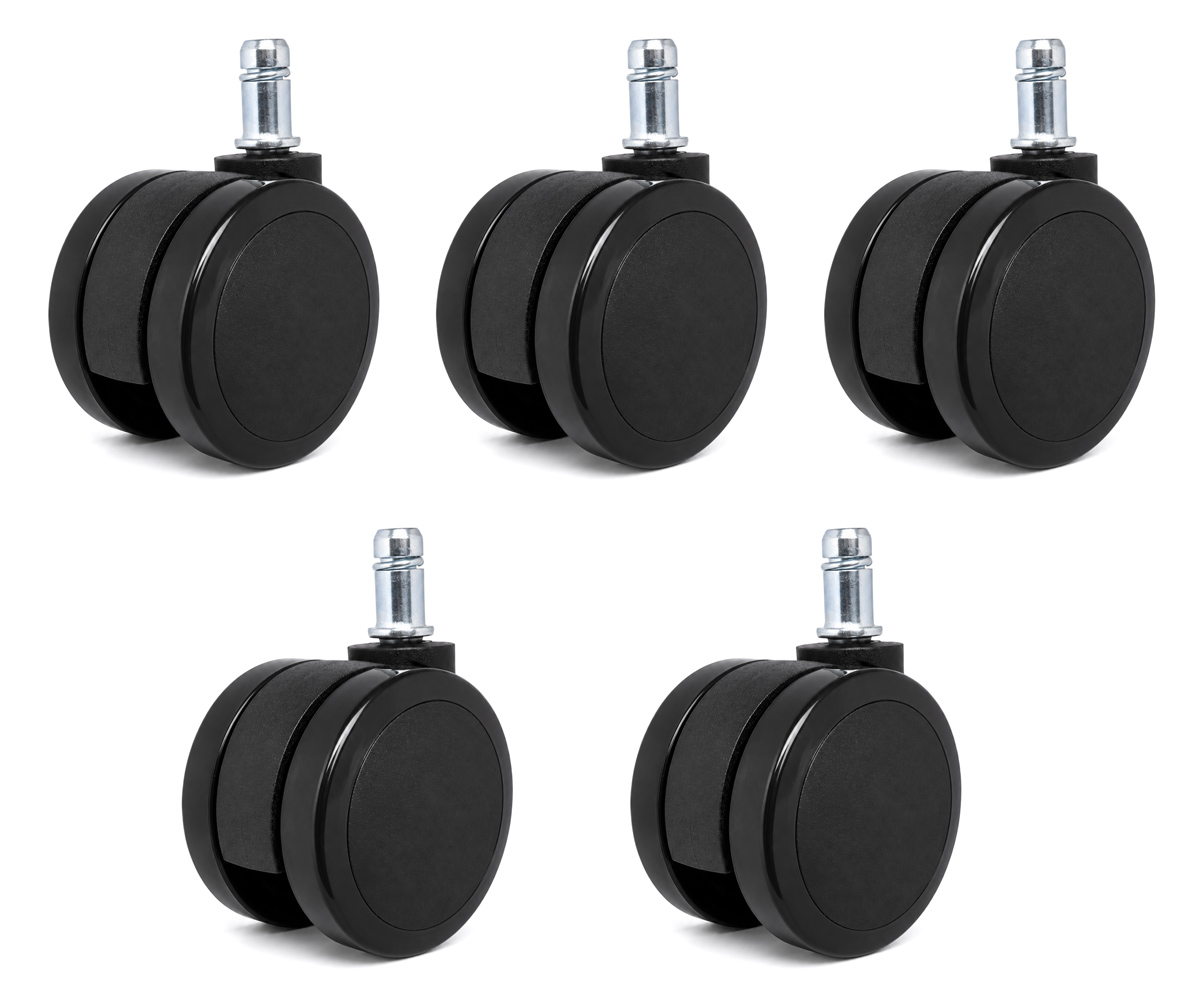 POWERTECH σετ ανταλλακτικά ροδάκια για PT-1390 καρέκλα γραφείου, 5τμχ
