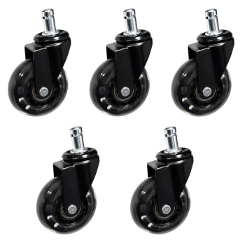 POWERTECH σετ ανταλλακτικά ροδάκια για PT-1633 καρέκλα γραφείου, 5τμχ